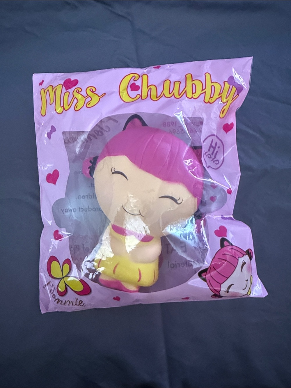 RARE Miss Chubby Pink- Squishy Toy